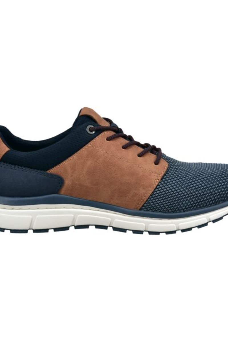 Bugatti AOS61 Sonic Exko Sneaker Dark Blue and Cognac