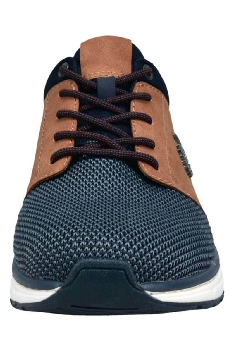 Bugatti AOS61 Sonic Exko Sneaker Dark Blue and Cognac