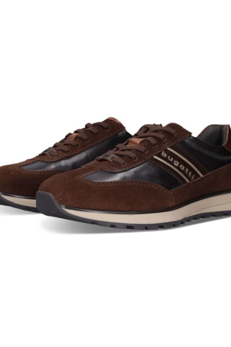 Bugatti AWC03 Timon Sneaker Dark Brown and Grey