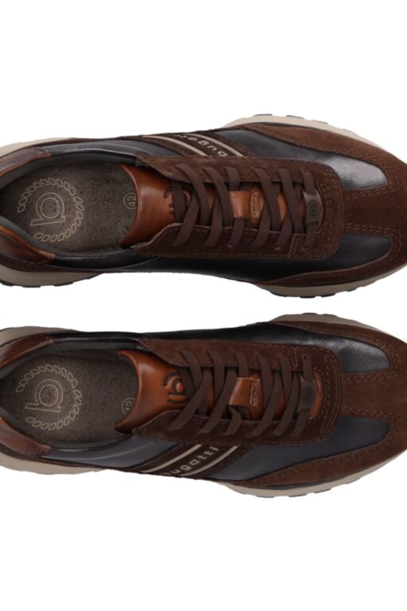 Bugatti AWC03 Timon Sneaker Dark Brown and Grey