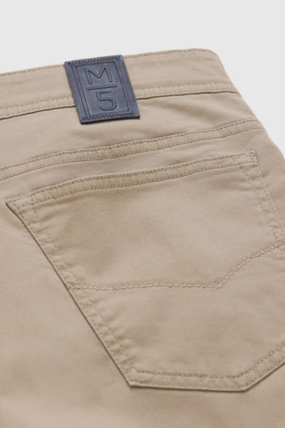Meyer 9-6001 Five Pocket Regular Fit Cotton Trousers Beige