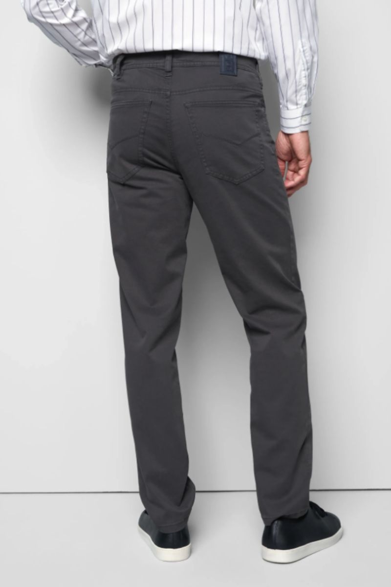 Meyer 9-6001 Five Pocket Regular Fit Cotton Trousers Charcoal