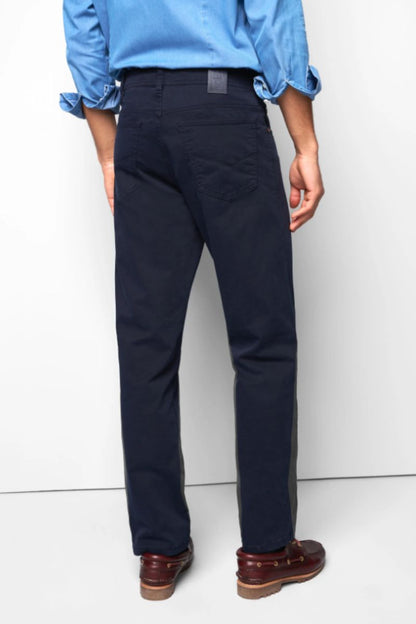 Meyer 9-6001 Five Pocket Regular Fit Cotton Trousers Navy