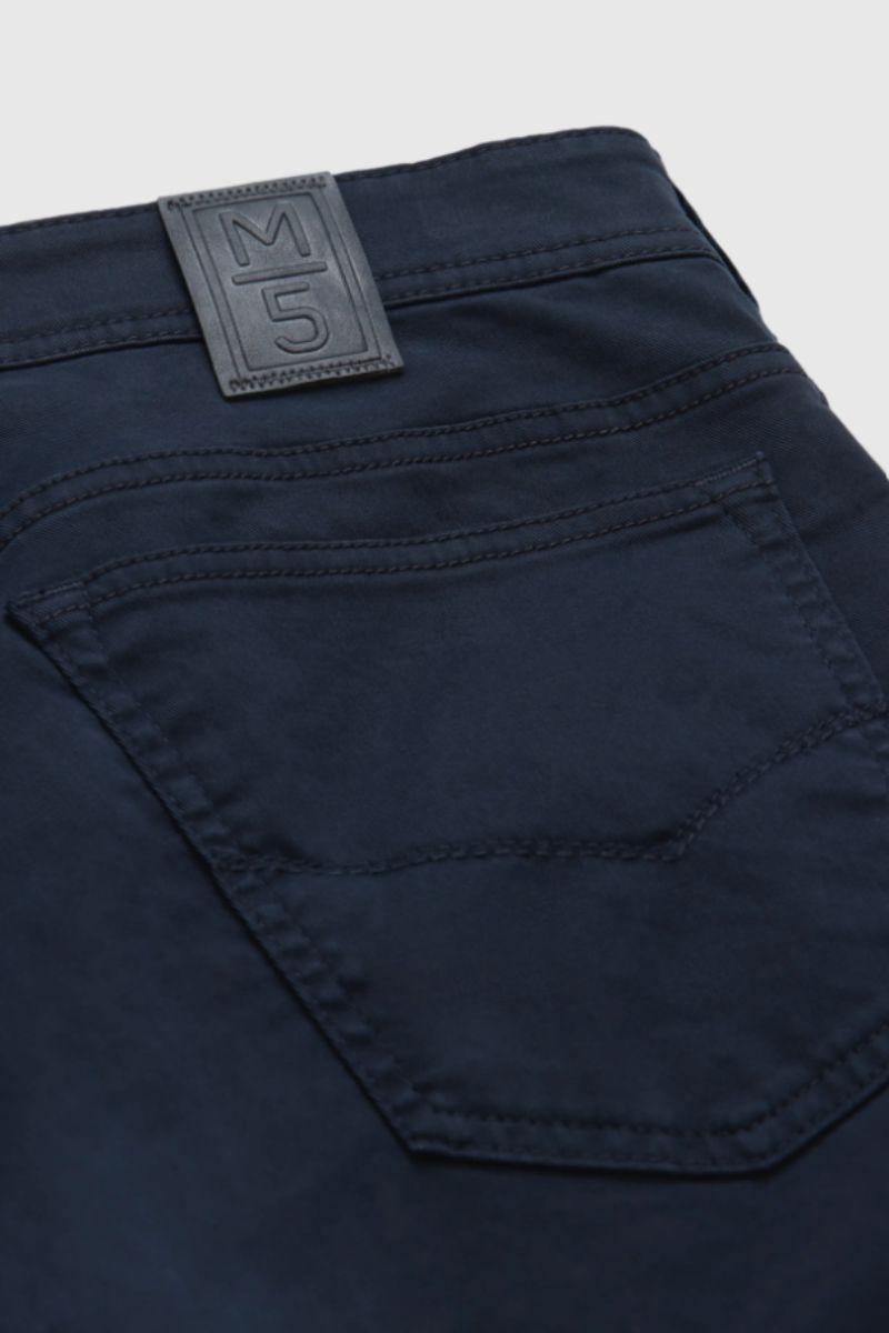 Meyer 9-6001 Five Pocket Regular Fit Cotton Trousers Navy