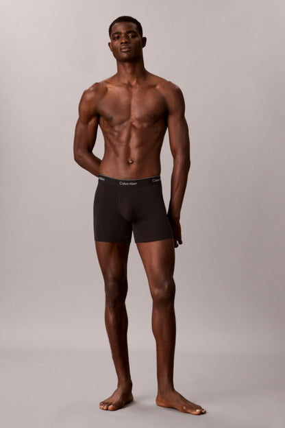 Calvin Klein 4567 Boxer Brief 3 Pack Black, Grey and Red Print