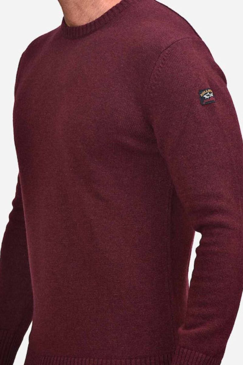 Paul &amp; Shark 1061 Knitted jumper Navy Wine