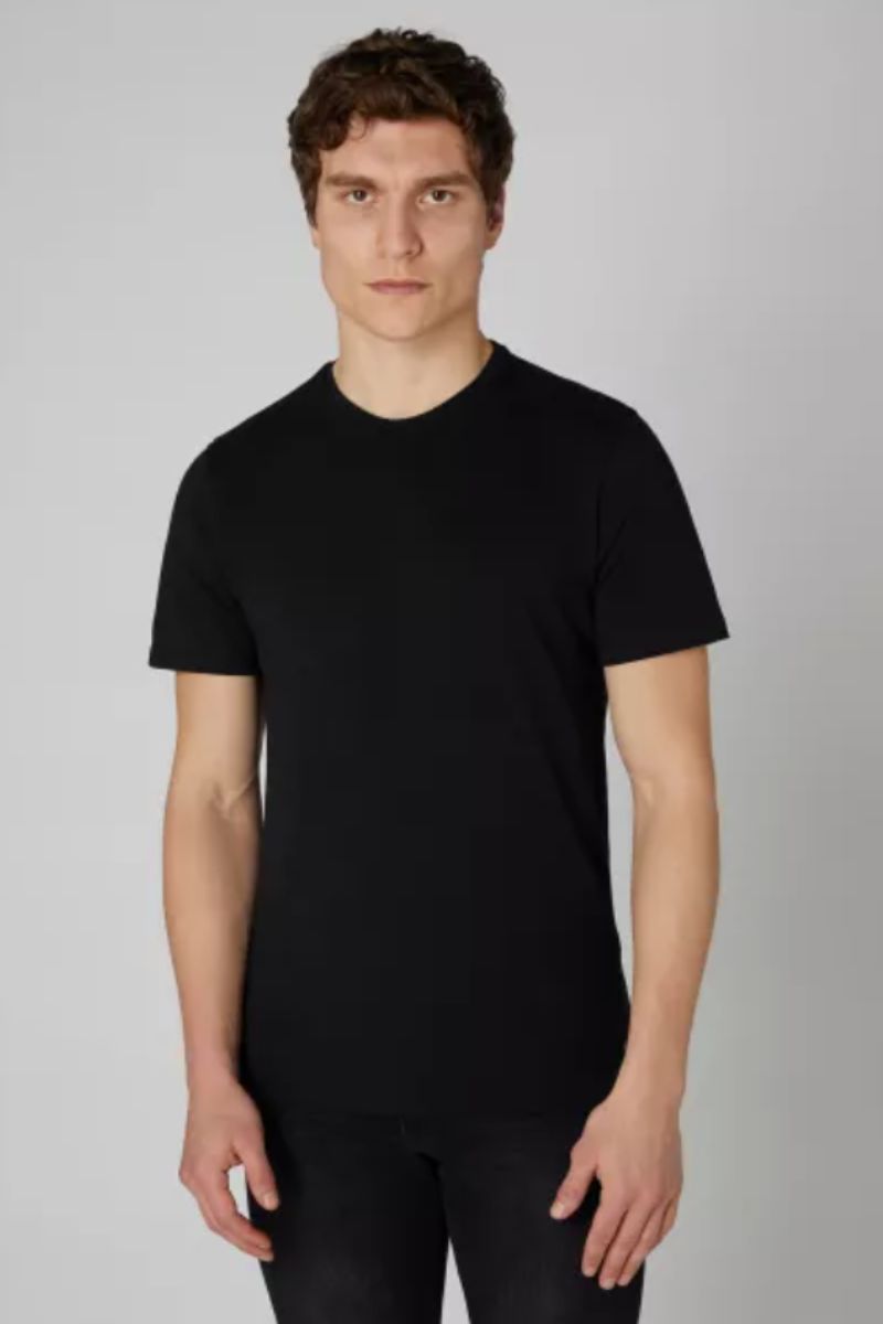 Remus Uomo Plain T-Shirt Black
