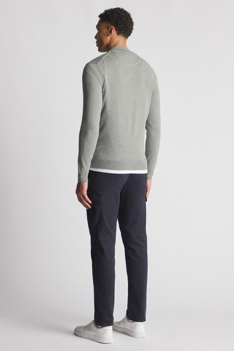 Remus Uomo 58601 Half Zip Knit Grey