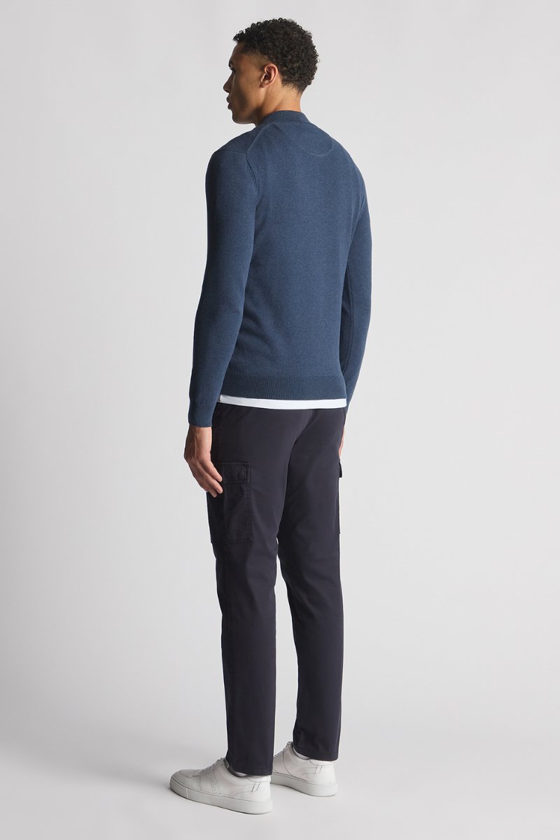 Remus Uomo 58601 Half Zip Knit Indigo