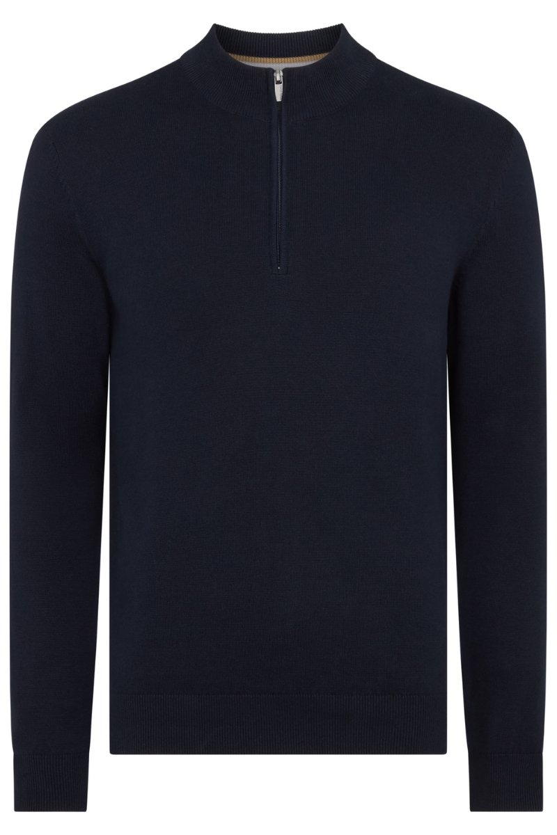 Remus Uomo 58601 Half Zip Knit Navy