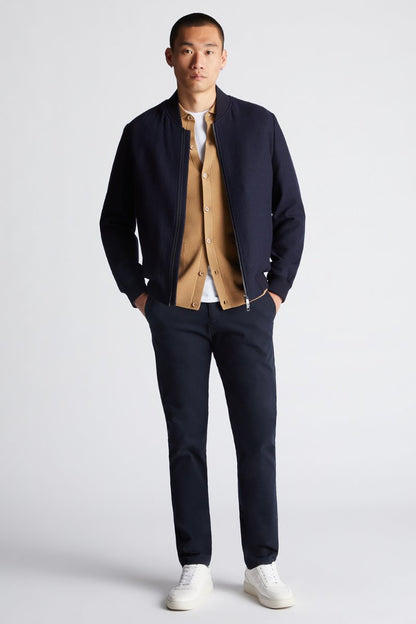 Remus Uomo Flannel Bomber Navy