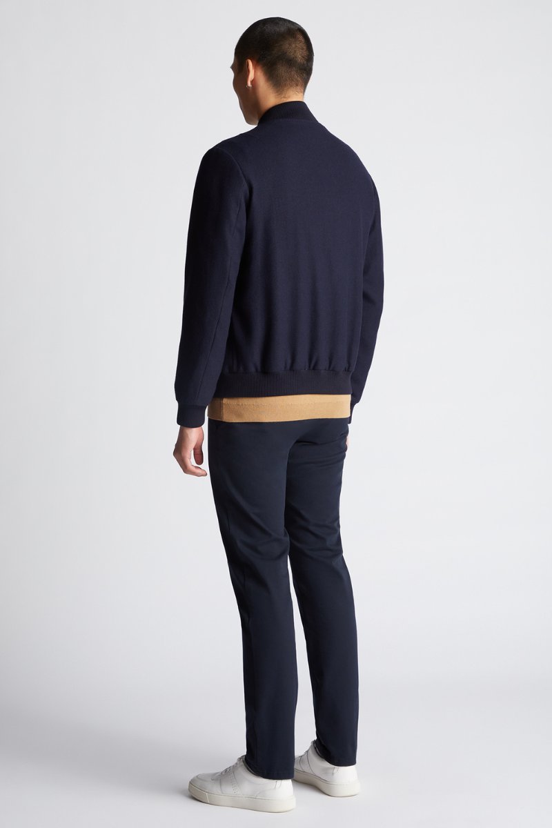 Remus Uomo Flannel Bomber Navy