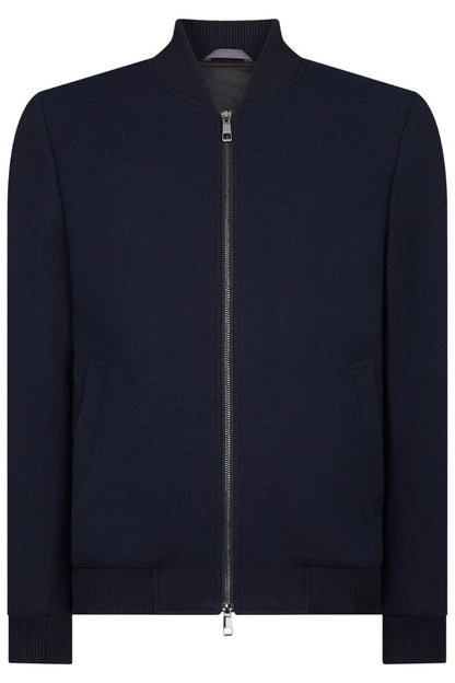 Remus Uomo Flannel Bomber Navy