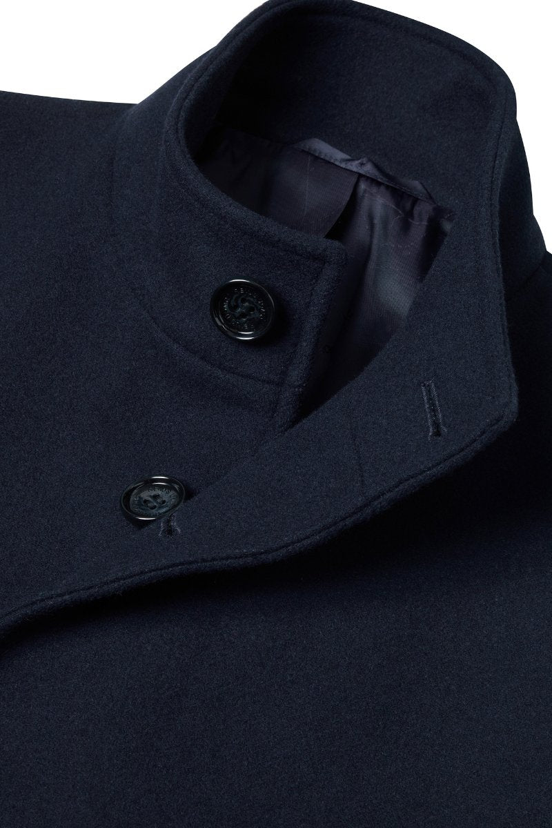 Remus Uomo Jonah Overcoat Navy