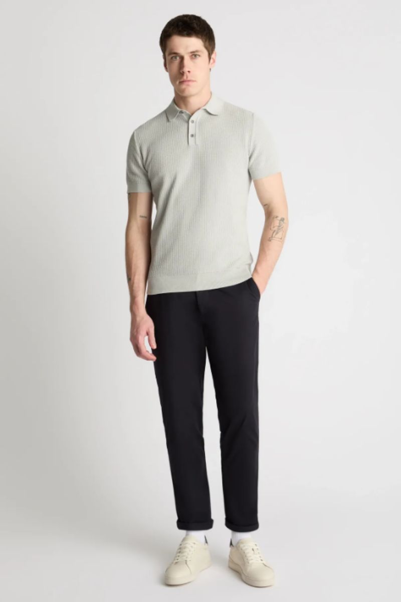 Remus 58696 Knit Polo Grey