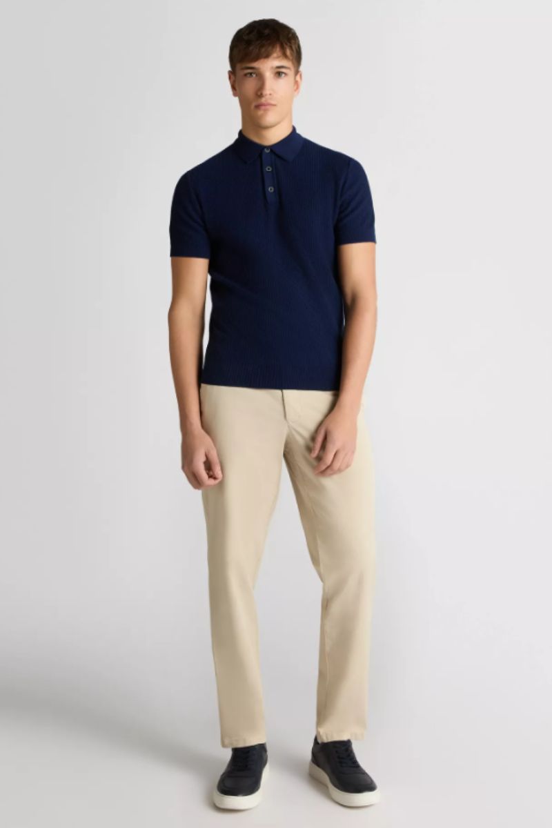 Remus 58696 Knit Polo Navy