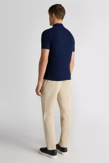 Remus 58696 Knit Polo Navy