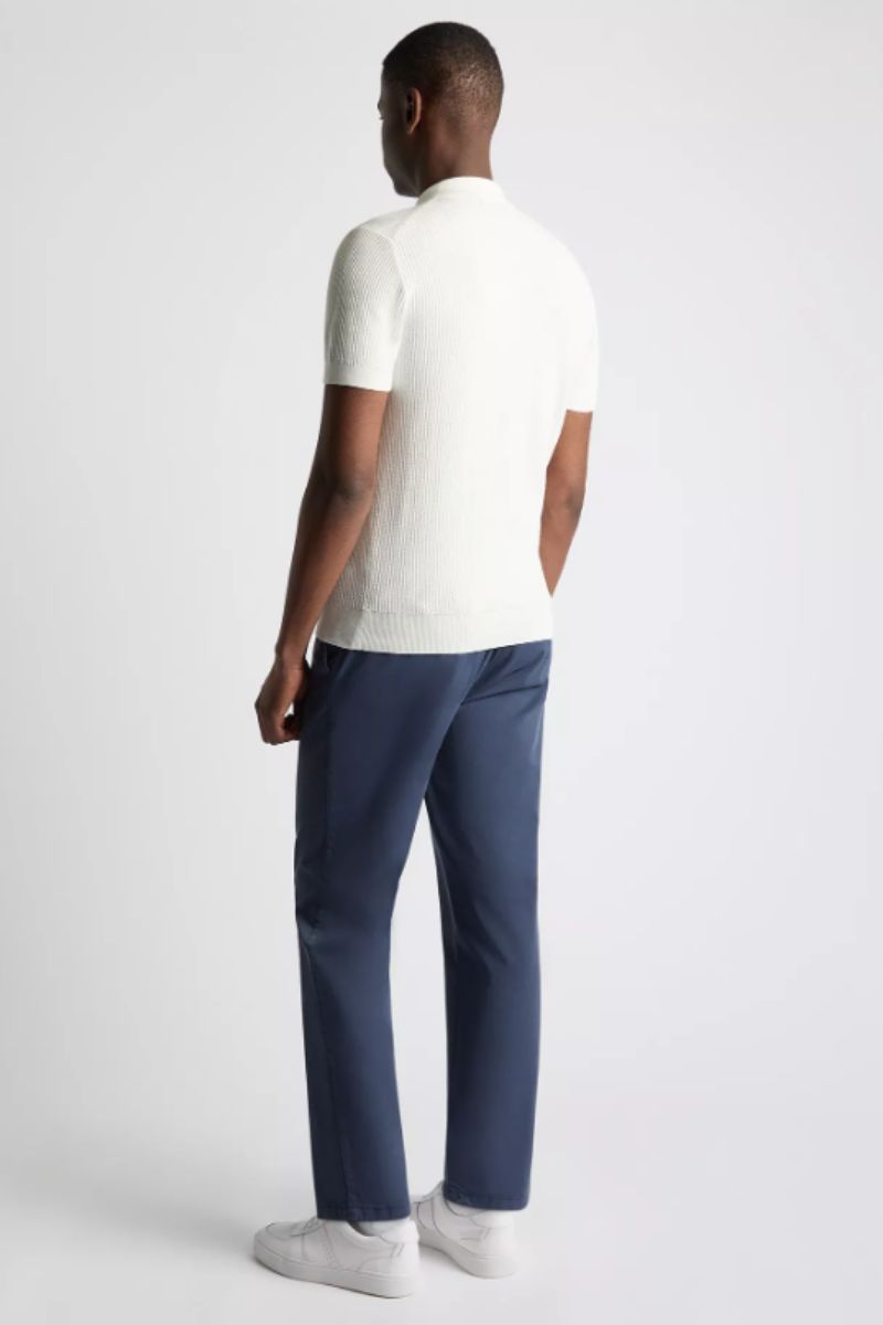 Remus 58696 Knit Polo White