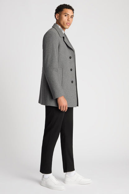 Remus Uomo Lochlan Overcoat Grey