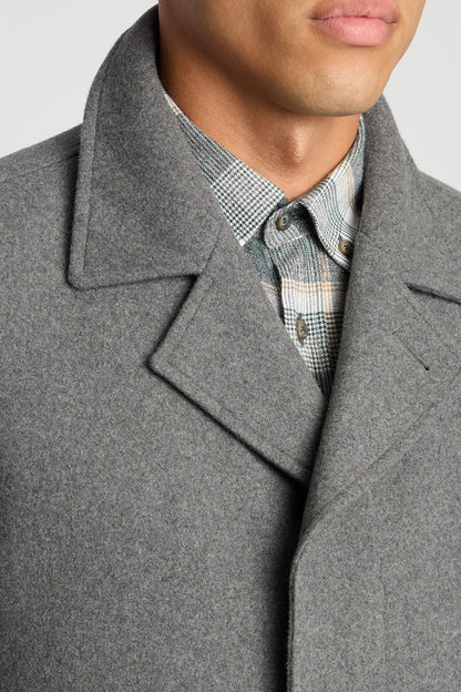 Remus Uomo Lochlan Overcoat Grey