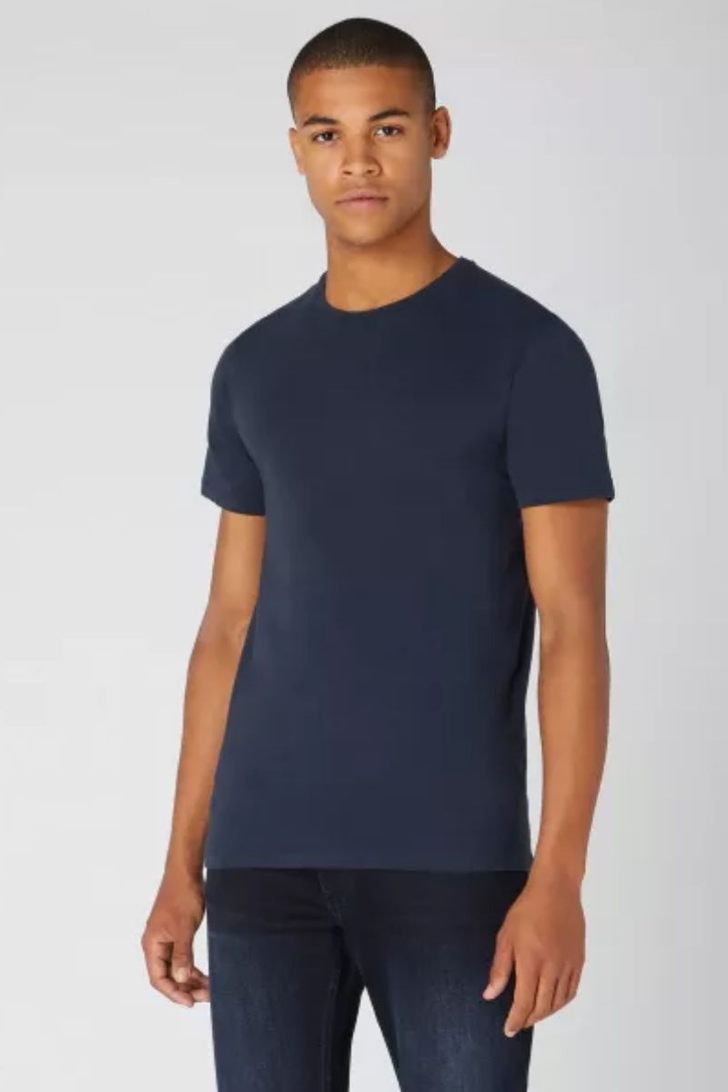 Remus Uomo Plain T-Shirt Navy