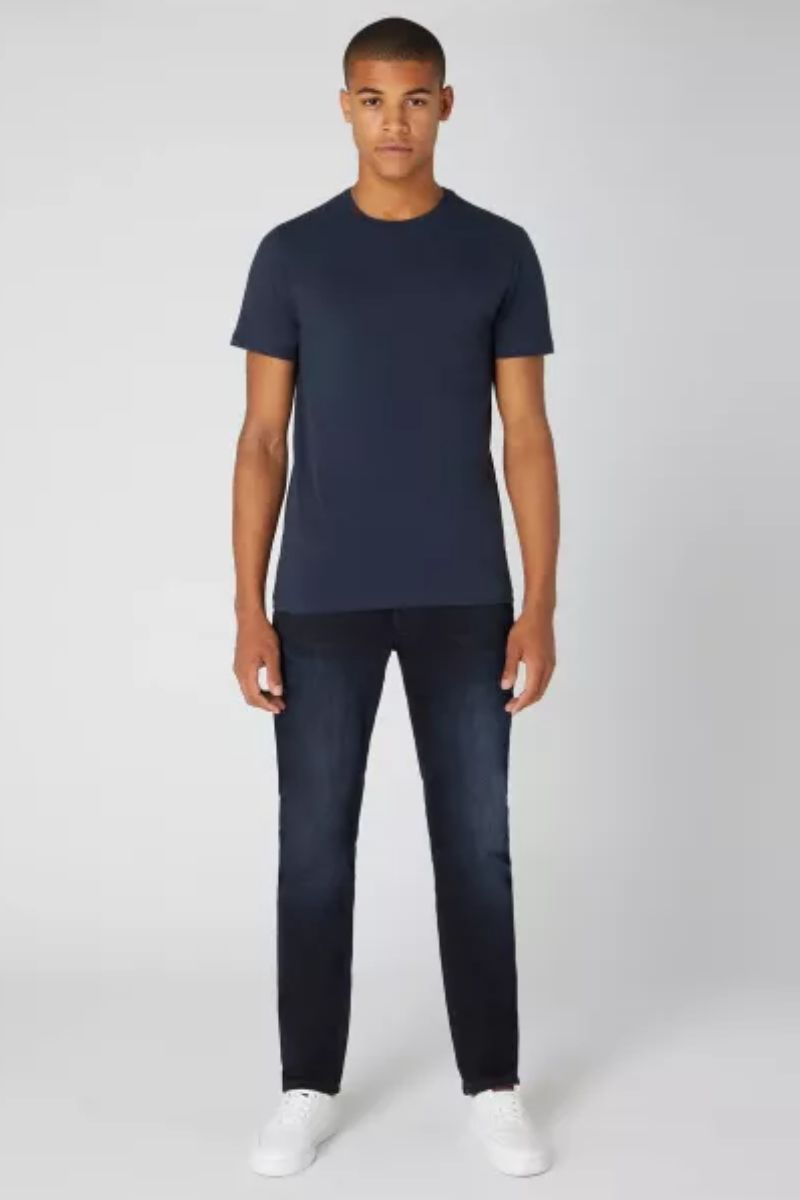 Remus Uomo Plain T-Shirt Navy