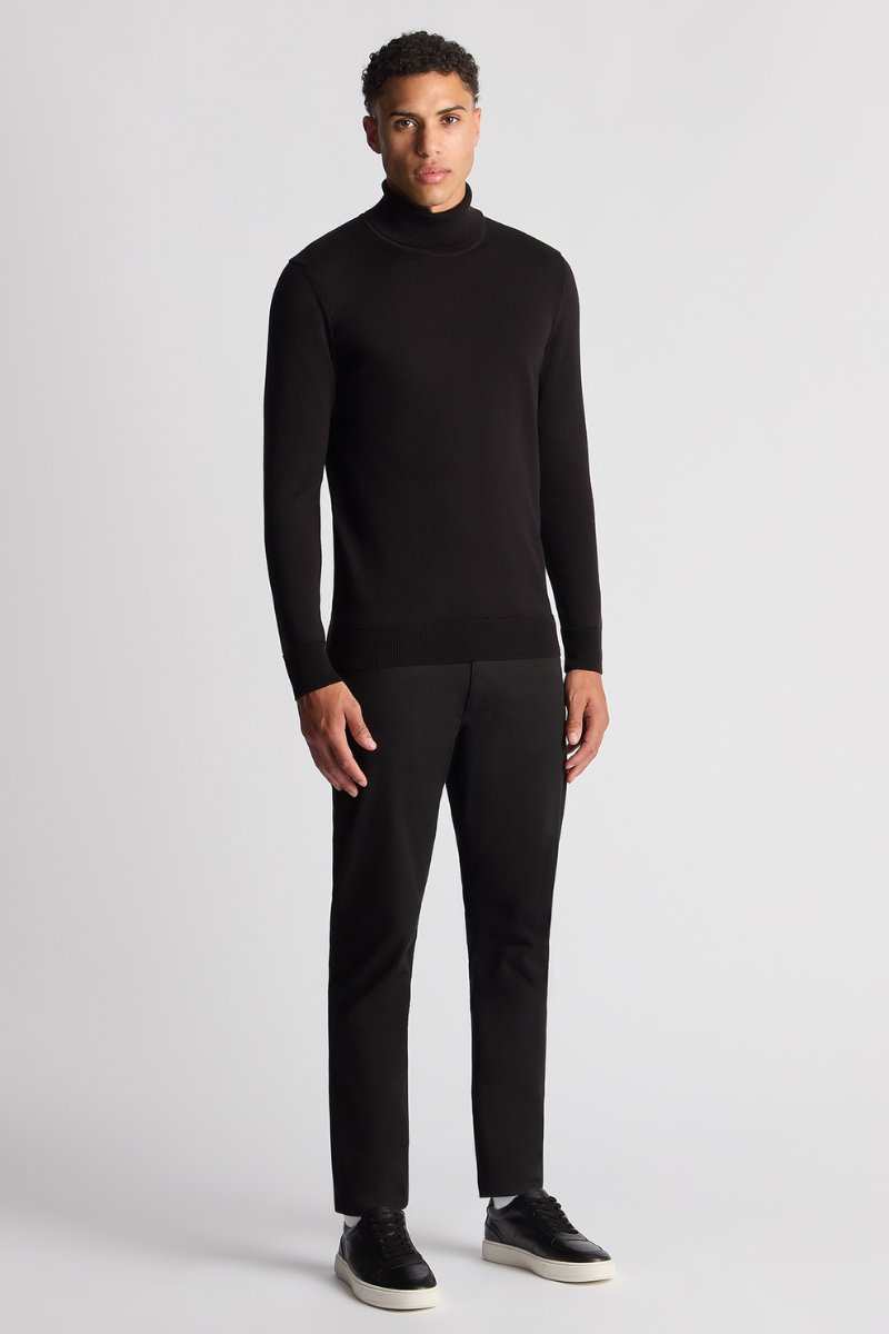 Remus Uomo Roll Neck Black