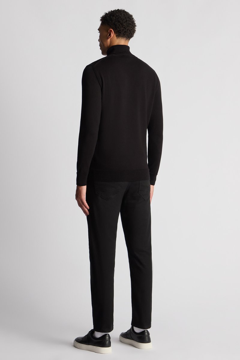 Remus Uomo Roll Neck Black