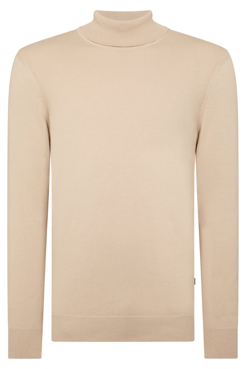 Remus Uomo Roll Neck Ecru