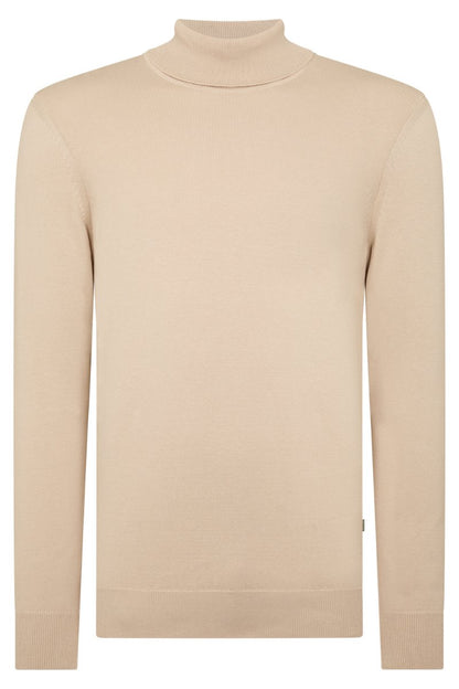 Remus Uomo Roll Neck Ecru