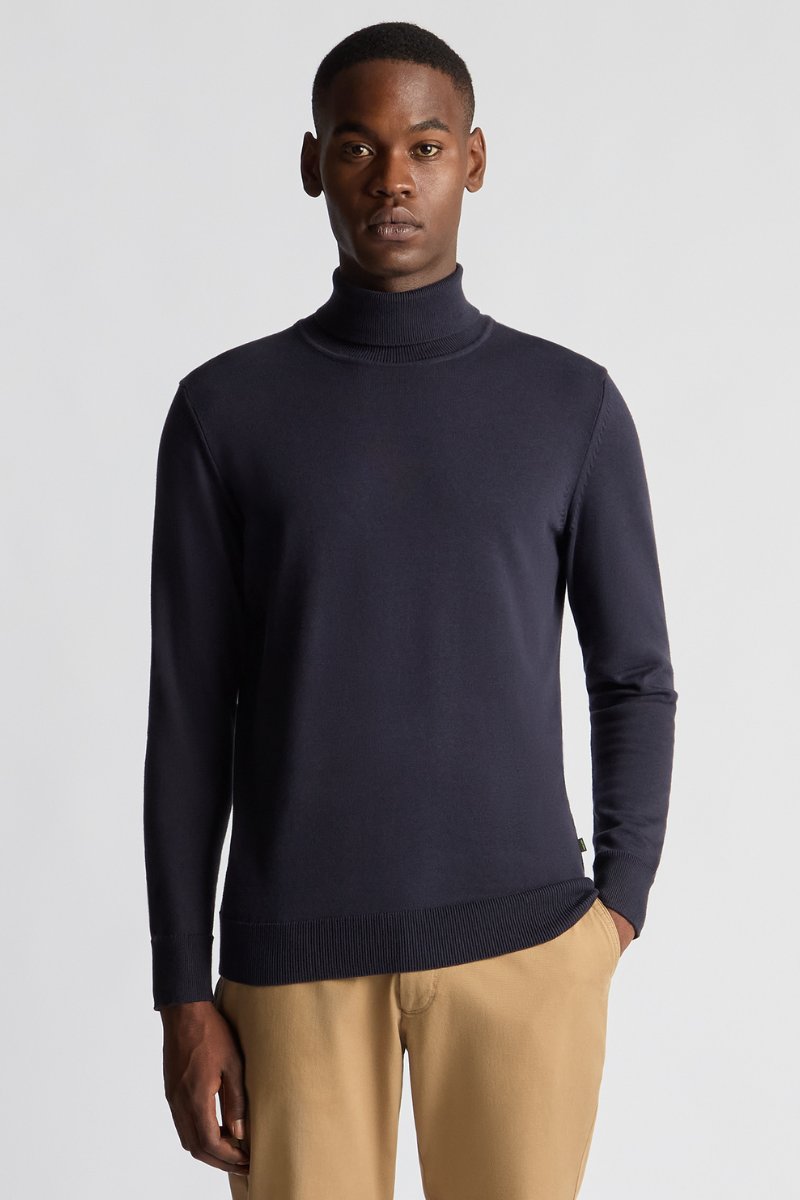 Remus Uomo Roll Neck Navy