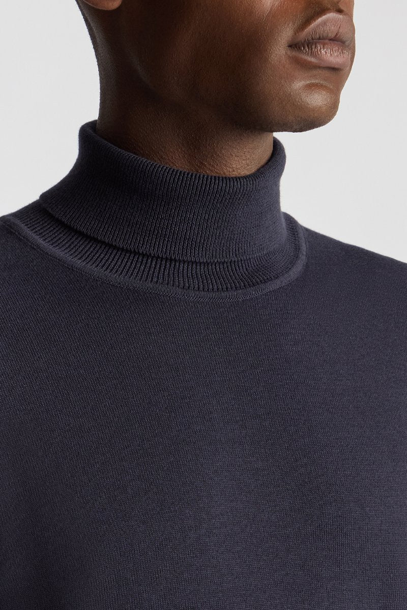 Remus Uomo Roll Neck Navy