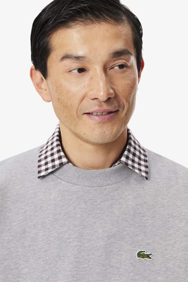 Lacoste SH8868 Crew Silver Sweatshirt