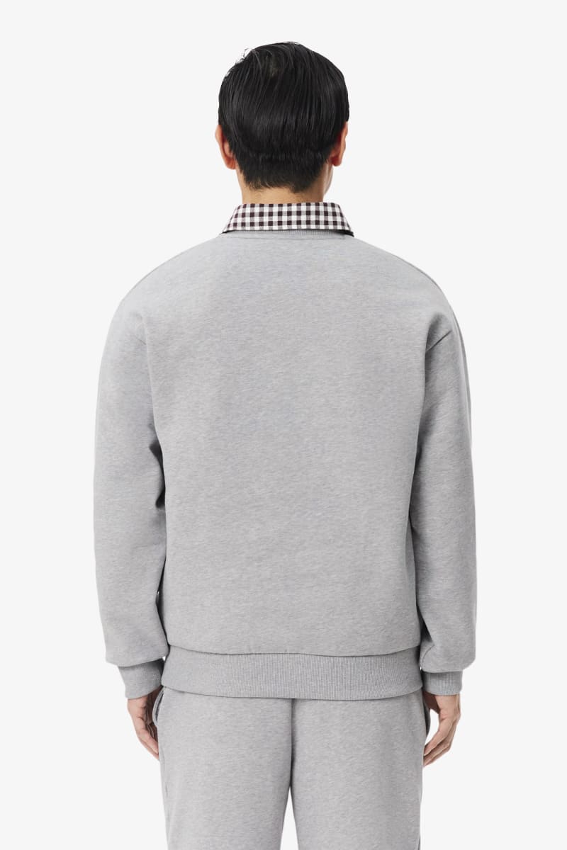 Lacoste SH8868 Crew Silver Sweatshirt