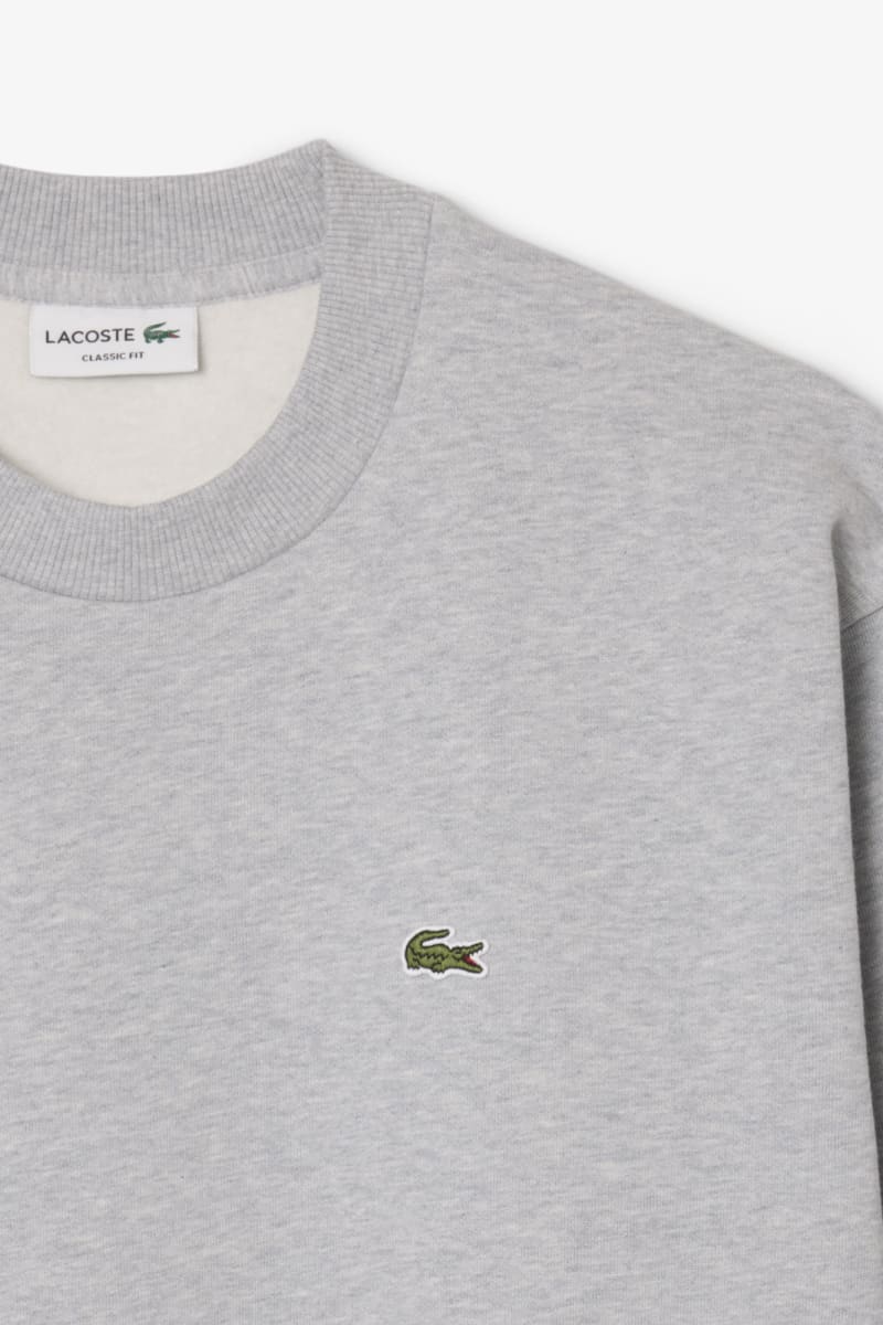 Lacoste SH8868 Crew Silver Sweatshirt
