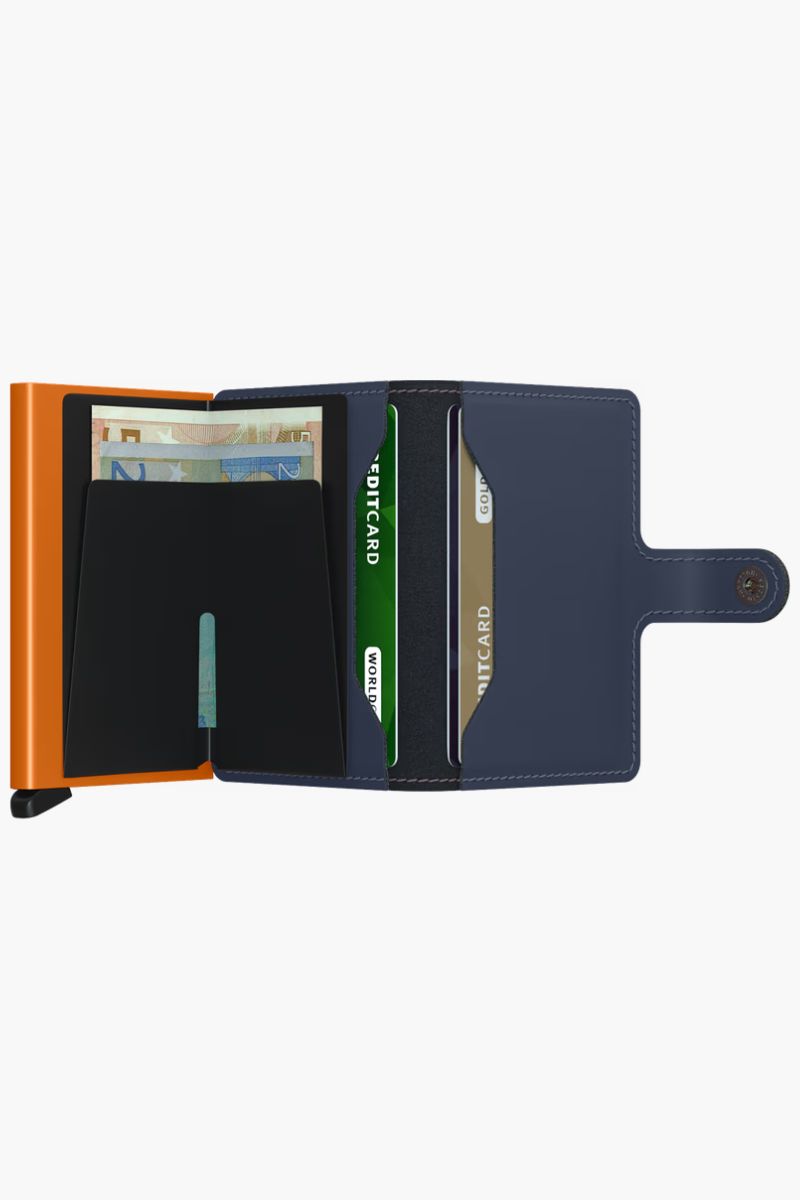 Secrid MM Wallet Navy Orange