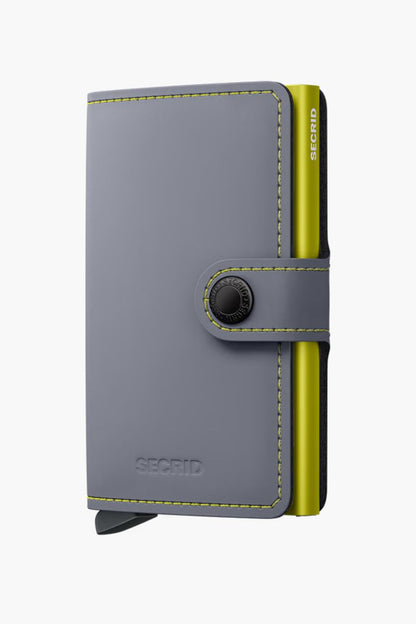 Secrid MM Wallet Grey Lime
