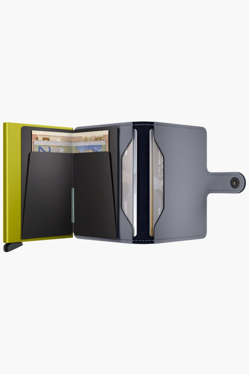 Secrid MM Wallet Grey Lime