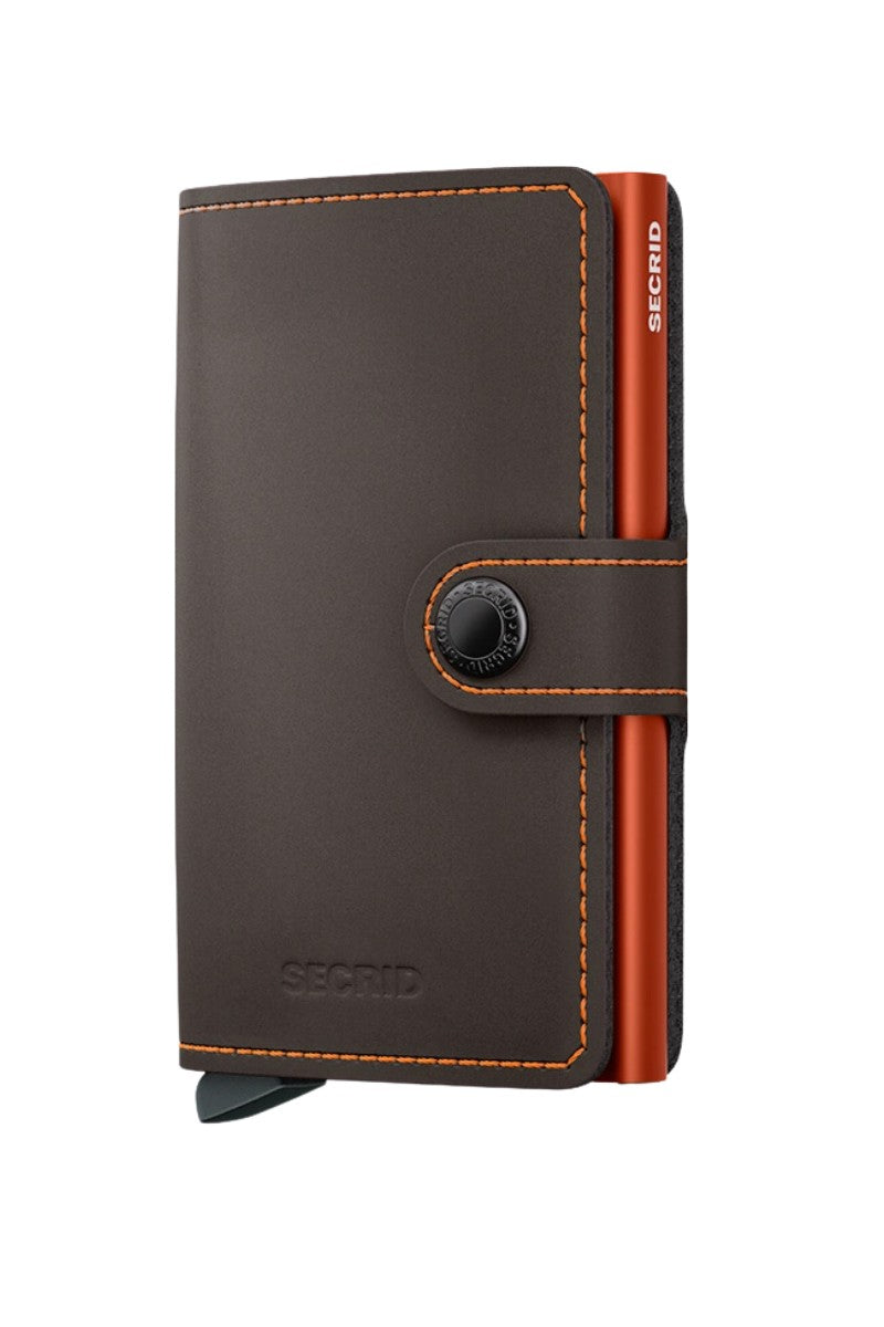 Secrid MM Wallet Truffle/Orange