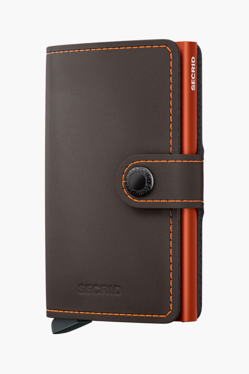 Secrid MM Wallet Truffle & Orange