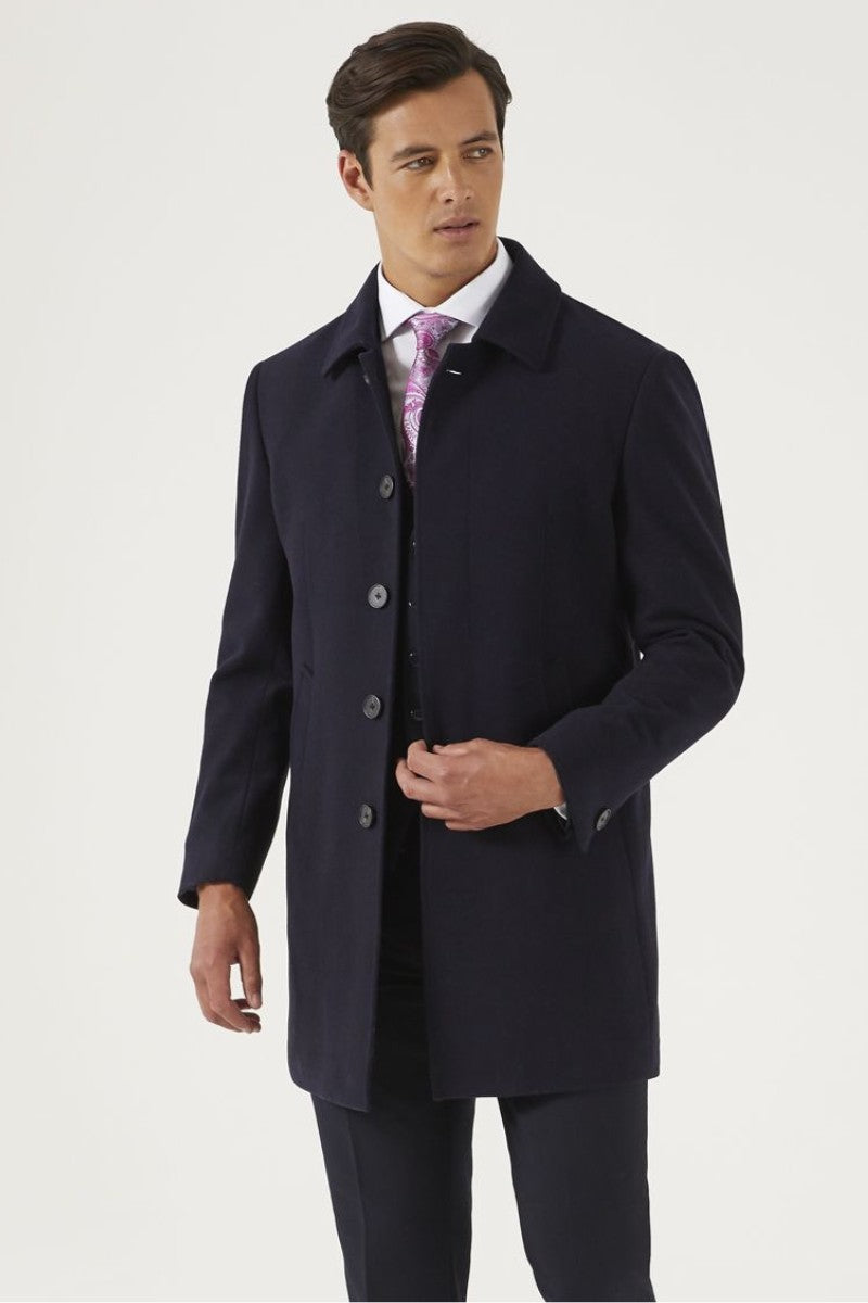 Skopes Aldgate Overcoat Navy