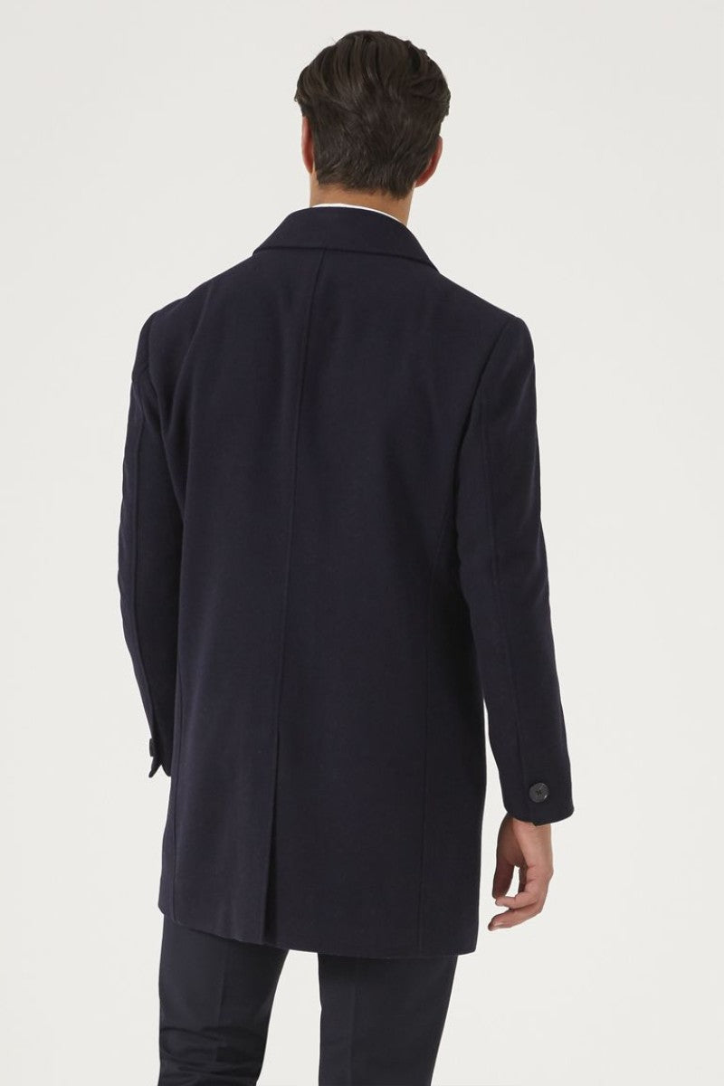 Skopes Aldgate Overcoat Navy