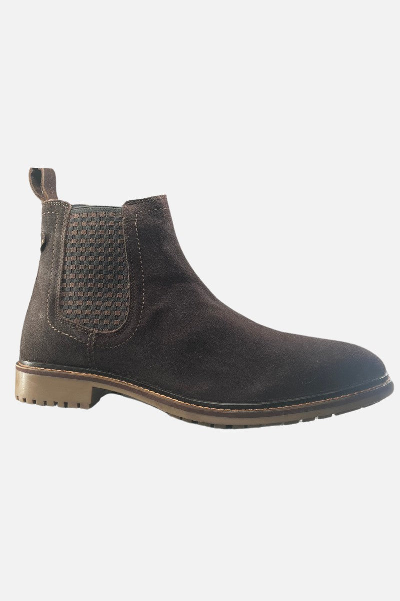 Sloane Ledger Suede Boot Brown