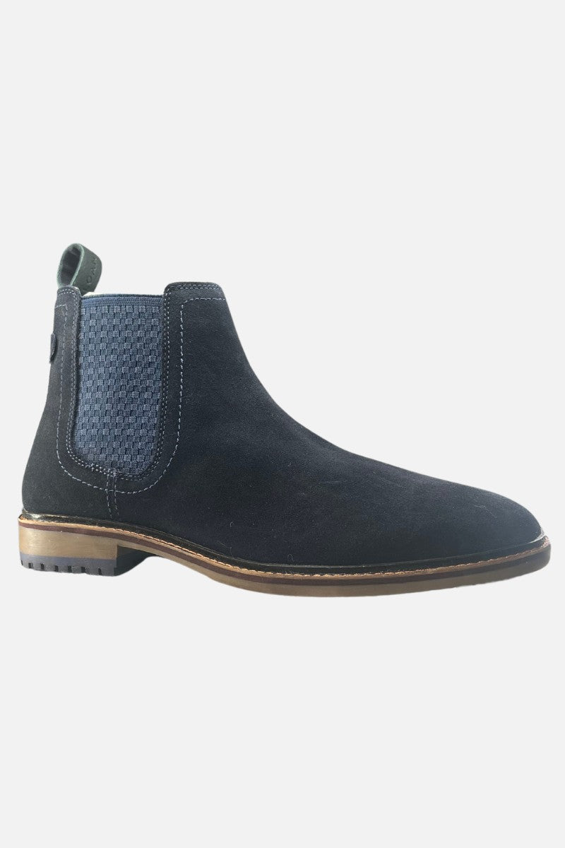 Sloane Ledger Suede Boot Navy