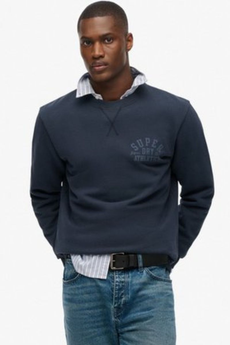 Superdry Athletic Essential Crew Navy