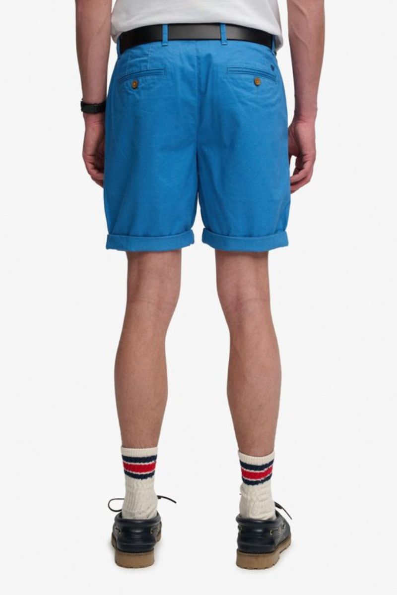 Superdry Premium Chino Shorts Cali Blue