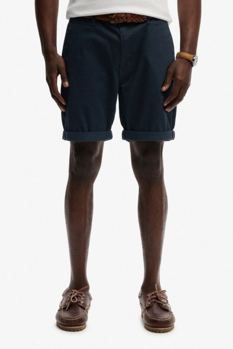 Superdry Premium Chino Shorts Navy