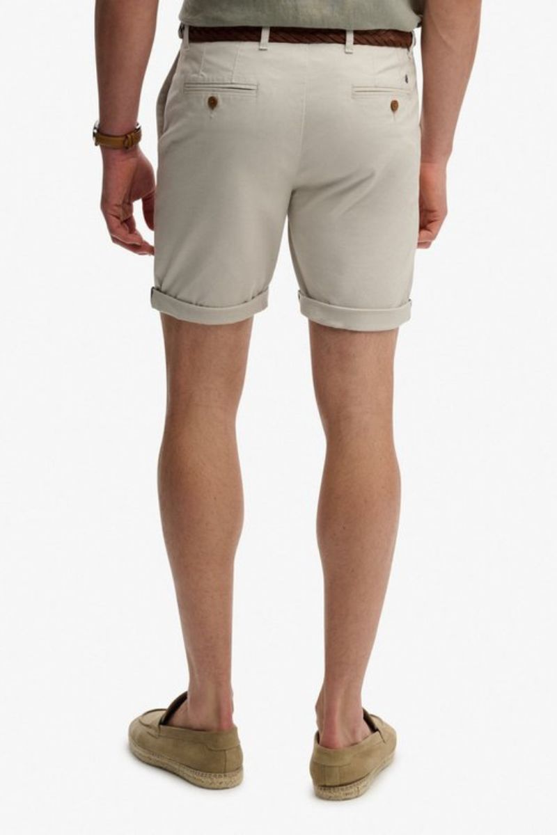 Superdry Premium Chino Shorts Rainy Grey