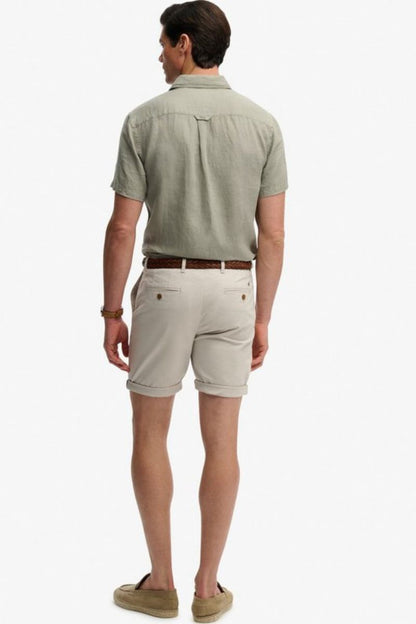 Superdry Premium Chino Shorts Rainy Grey