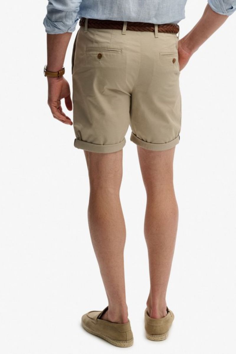 Superdry Premium Chino Shorts Sandstone